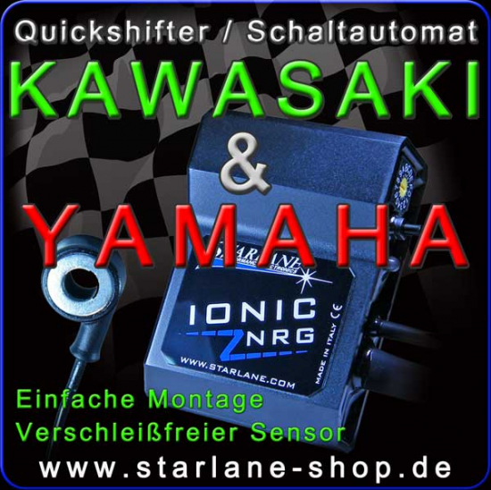 Schaltautomat für Motorräder Kawasaki und Yamaha